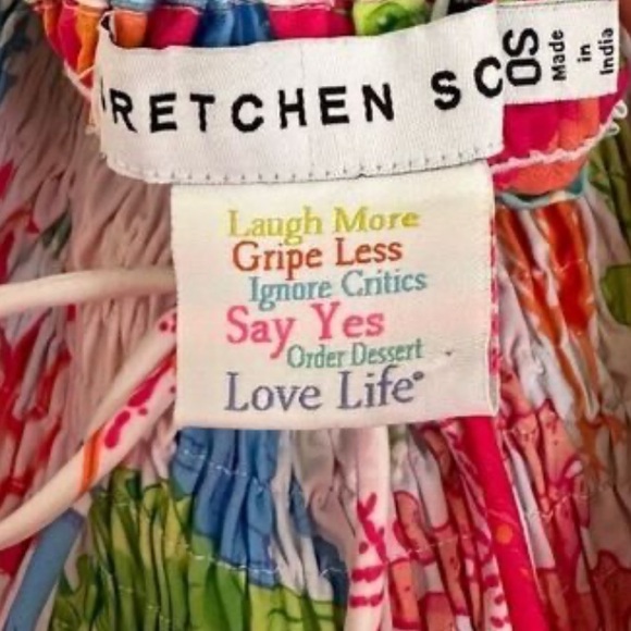 Gretchen Scott‎ Designs NWT One Size Haight Ashbury Skirt/Dress Sea Sway Brights - Picture 9 of 10